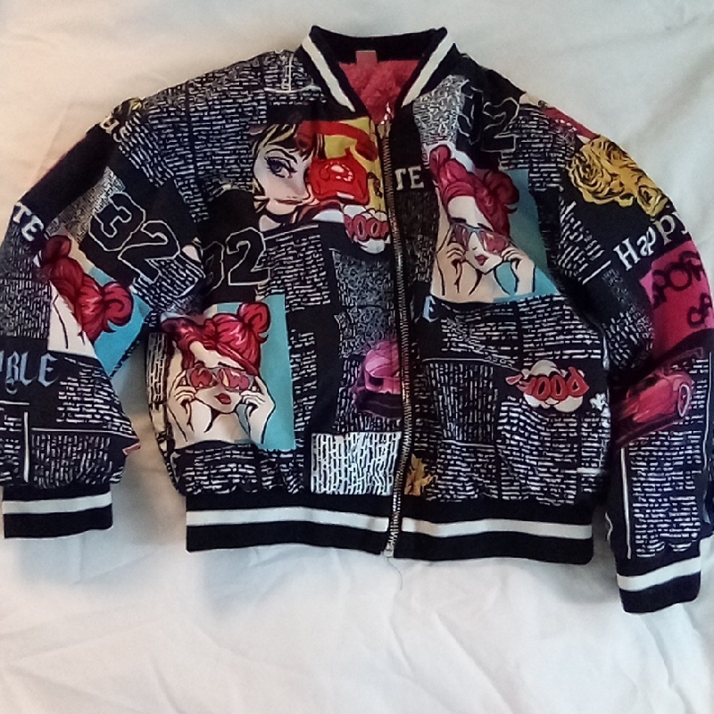 Colorful Graphic Kids Jacket